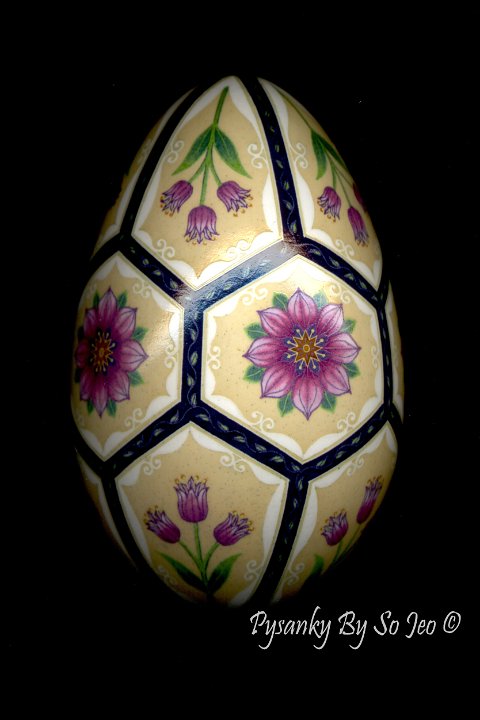Victorian Garden Ukrainian Easter Egg Pysanky By So Jeo
